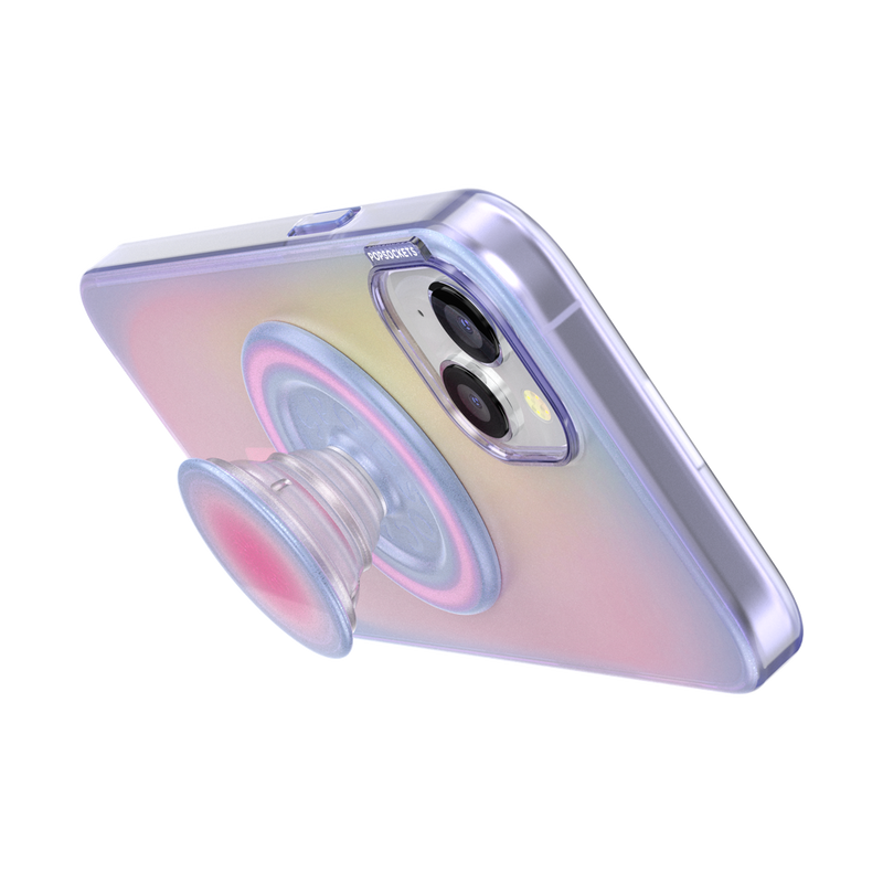 オーロラ レインボー MagSafe ポップケース（iPhone 15 Plus）
