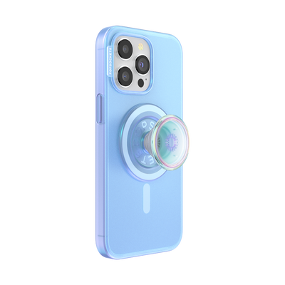 オパール ブルー MagSafe ポップケース（iPhone 15 Pro Max）
