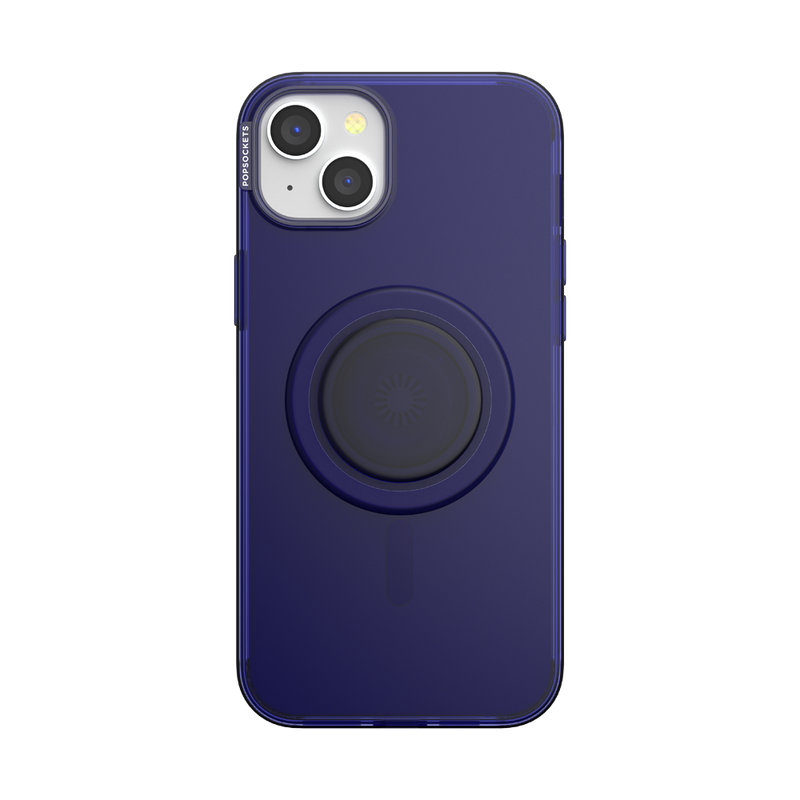 紺 クリア MagSafe ポップケース（iPhone 15 Plus）