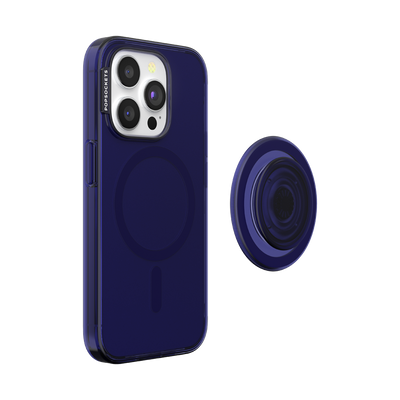 紺 クリア MagSafe ポップケース（iPhone 15 Pro）