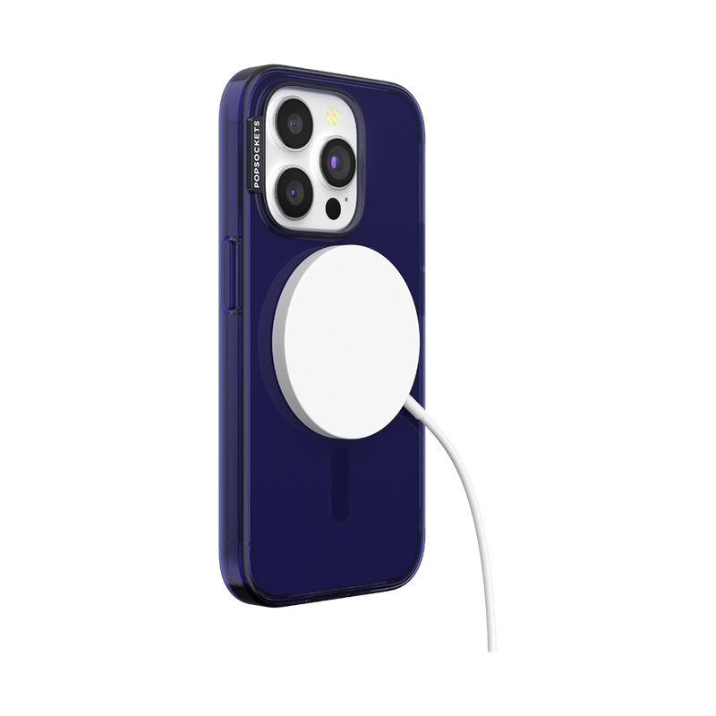紺 クリア MagSafe ポップケース（iPhone 15 Pro）
