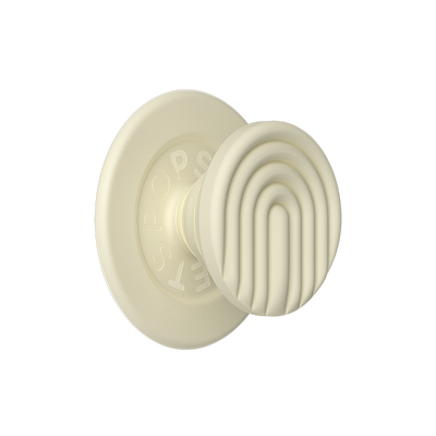 AMATERAS 白花(アイボリー）MagSafe ポップケース+グリップ 2点セット
