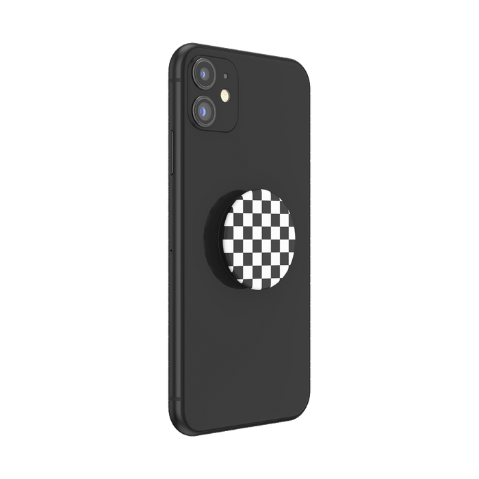 モノクロ チェッカー OGプリント ポップグリップ, PopSockets