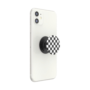 モノクロ チェッカー OGプリント ポップグリップ, PopSockets