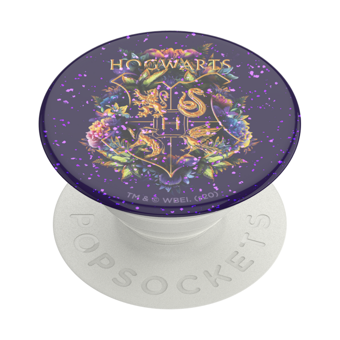 ハリー ポッター フローラル ホグワーツ グリッター エナメル ポップグリップ, PopSockets
