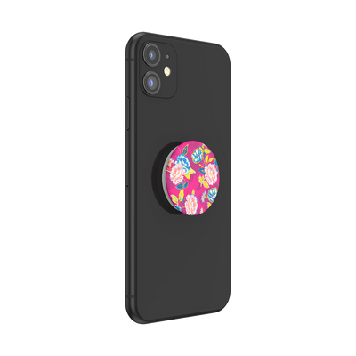 ピンクのお花畑 ポップグリップ