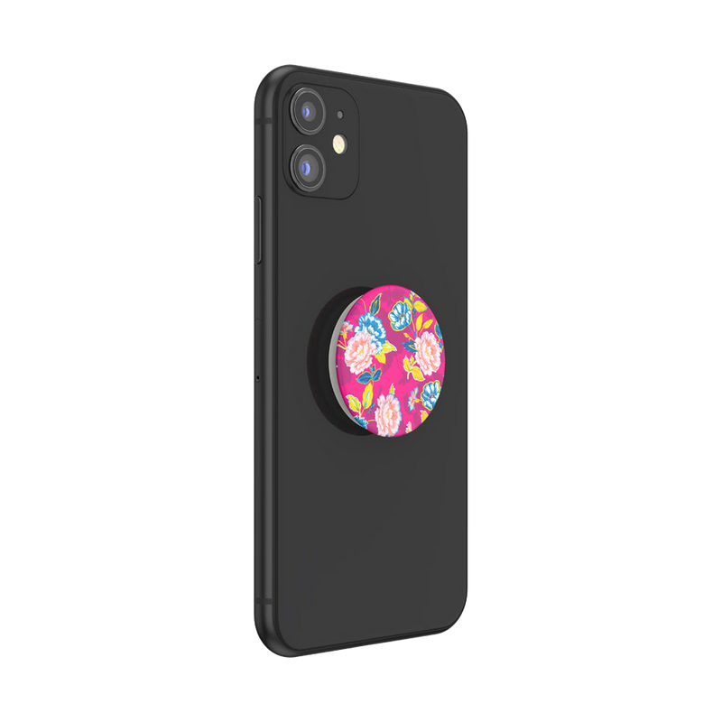 ピンクのお花畑 ポップグリップ