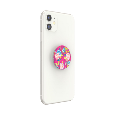 ピンクのお花畑 ポップグリップ