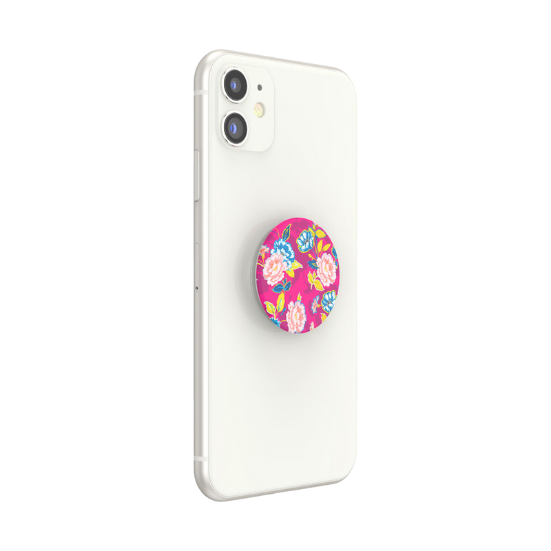 ピンクのお花畑 ポップグリップ
