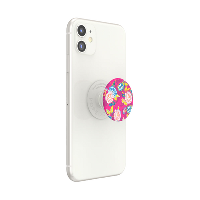 ピンクのお花畑 ポップグリップ