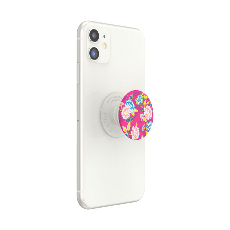 ピンクのお花畑 ポップグリップ