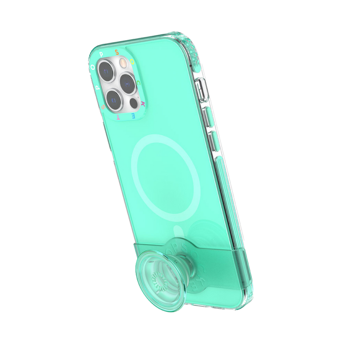 ミント MagSafe ポップケース（iPhone 12 Pro Max）, PopSockets
