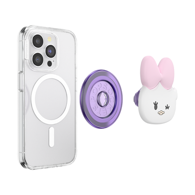 ディズニー 3D Kawaii デイジー MagSafe ラウンド ポップグリップ