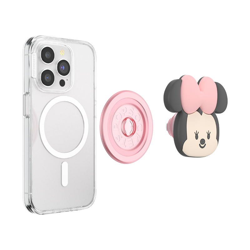 ディズニー 3D Kawaii ミニー  MagSafe ラウンド ポップグリップ