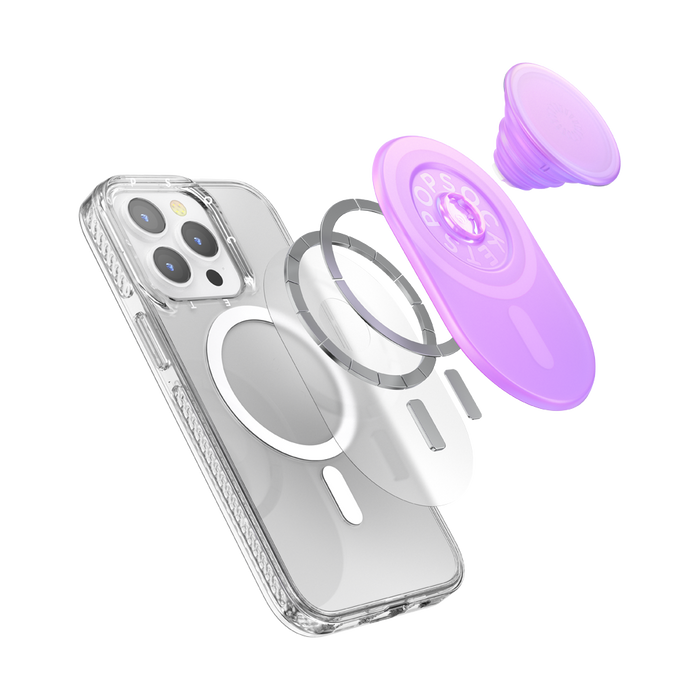 オパール ピンク MagSafe ポップグリップ, PopSockets