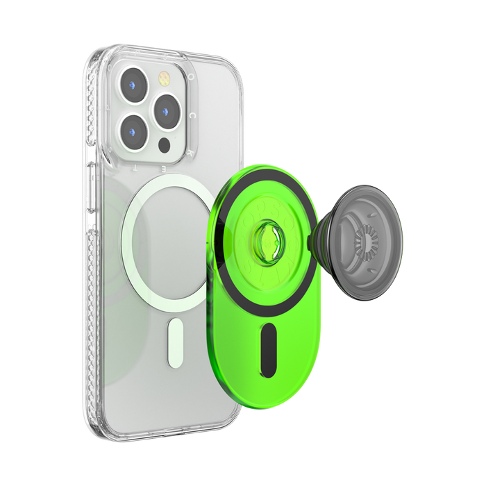 スライム グリーン MagSafe ポップグリップ, PopSockets