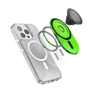 スライム グリーン MagSafe ポップグリップ, PopSockets