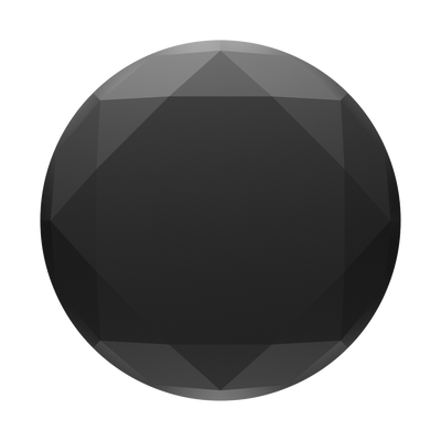 黒 メタリック ダイヤモンドカット ポップグリップ