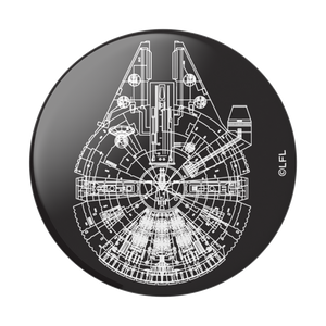 スター ウォーズ 3D ミレニアムファルコン ポップグリップ, PopSockets