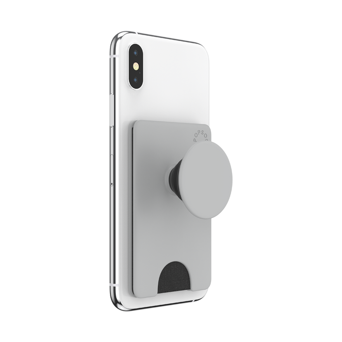 コンクリート グレー ポップウォレット+, PopSockets