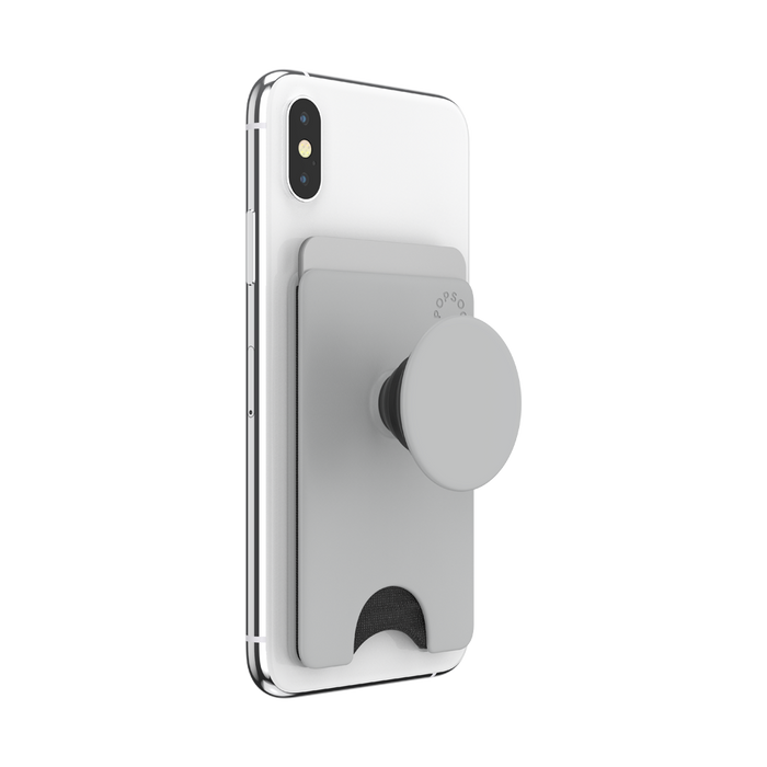 コンクリート グレー ポップウォレット+, PopSockets