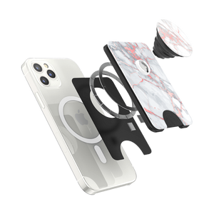 ローズゴールド MagSafe ポップウォレット+, PopSockets