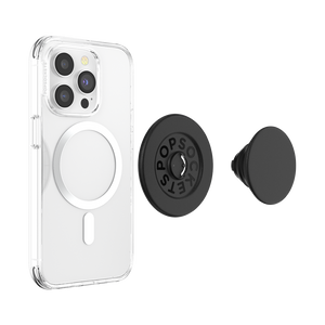 チャコール ブラック MagSafe ラウンド ポップグリップ, PopSockets