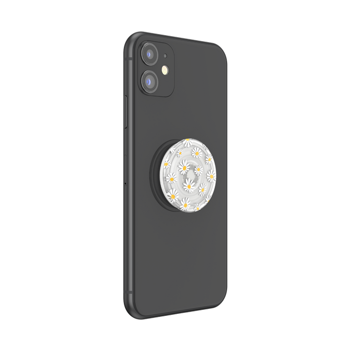 デイジー柄 クリア プラント ポップグリップ, PopSockets