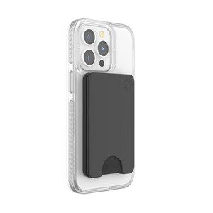 チャコール ブラック MagSafe ポップウォレット, PopSockets