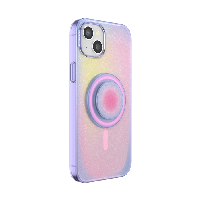 オーロラ レインボー MagSafe ポップケース（iPhone 15 Plus）, PopSockets
