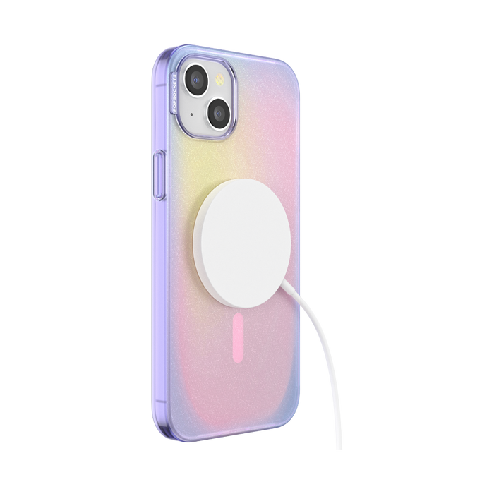 オーロラ レインボー MagSafe ポップケース（iPhone 15 Plus）, PopSockets