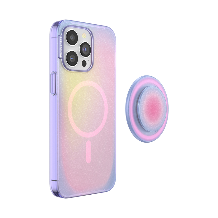 オーロラ レインボー MagSafe ポップケース（iPhone 15 Pro Max）, PopSockets