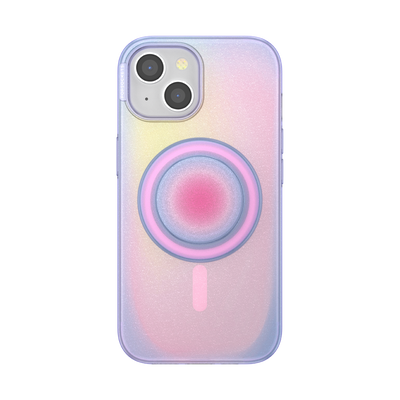 オーロラ レインボーMagSafe ポップケース（iPhone 15）