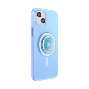 オパール ブルー MagSafe ポップケース（iPhone 15 Plus）, PopSockets