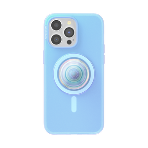 オパール ブルー MagSafe ポップケース（iPhone 15 Pro Max）, PopSockets