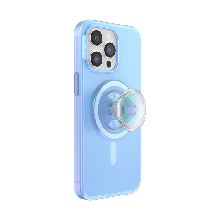 オパール ブルー MagSafe ポップケース（iPhone 15 Pro Max）, PopSockets