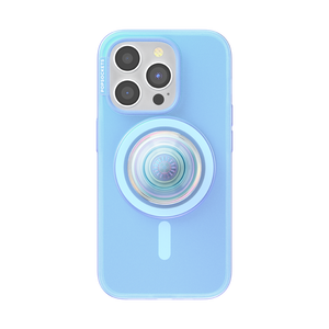 オパール ブルー MagSafe ポップケース（iPhone 15 Pro）, PopSockets