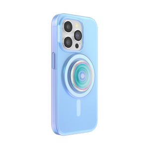 オパール ブルー MagSafe ポップケース（iPhone 15 Pro）, PopSockets