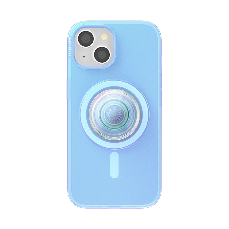 オパール ブルー MagSafe ポップケース（iPhone 15）