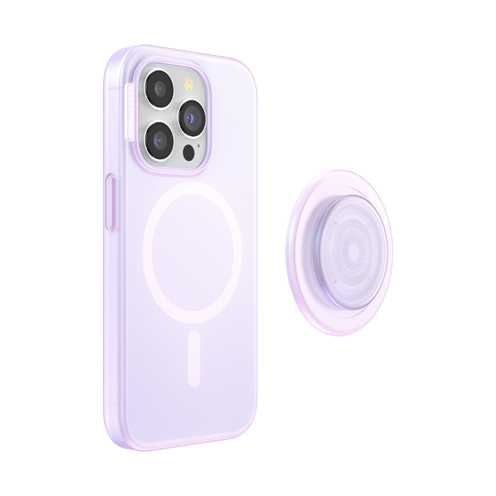 オパール スーパー クリア MagSafe ポップケース（iPhone 15 Pro）, PopSockets