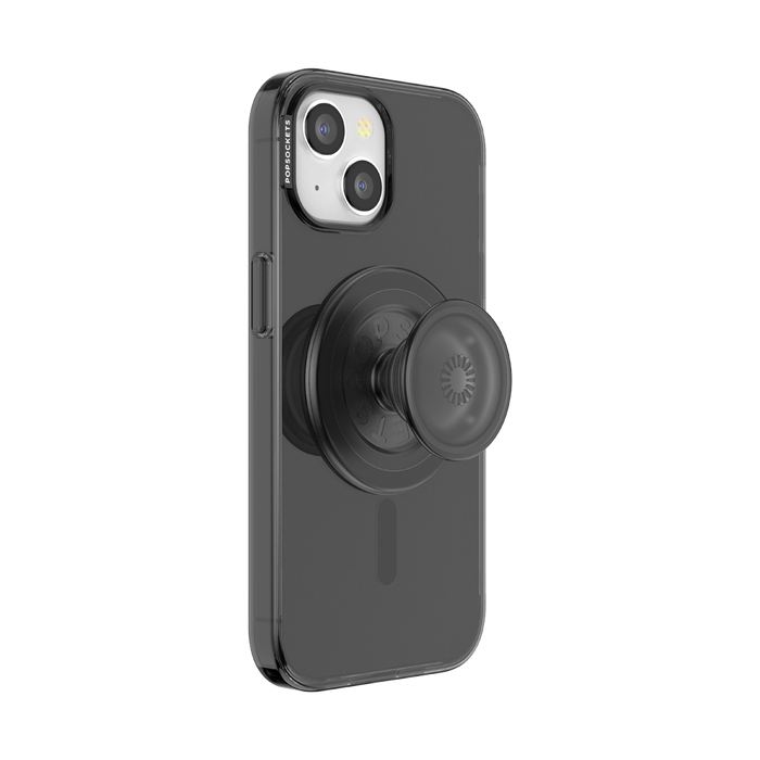チャコール クリア MagSafe ポップケース（iPhone 15）, PopSockets
