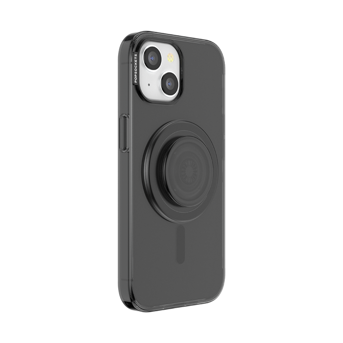 チャコール クリア MagSafe ポップケース（iPhone 15）, PopSockets