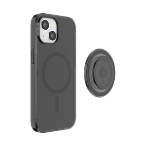 チャコール クリア MagSafe ポップケース（iPhone 15）, PopSockets
