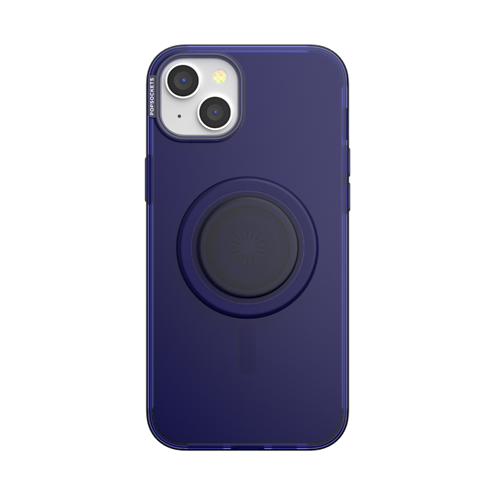 紺 クリア MagSafe ポップケース（iPhone 15 Plus）, PopSockets