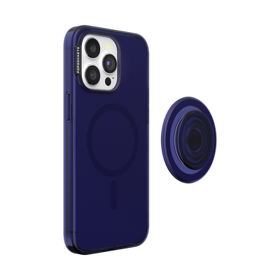 紺 クリア MagSafe ポップケース（iPhone 15 Pro Max）