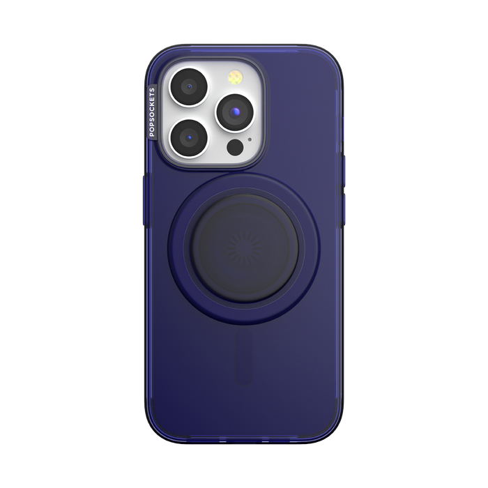紺 クリア MagSafe ポップケース（iPhone 15 Pro）, PopSockets