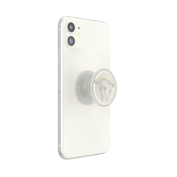 ベイビーかすみ草 押し花 ポップグリップ, PopSockets