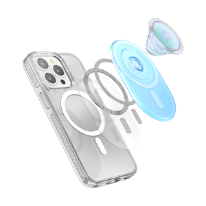 オパール ブルー MagSafe ポップグリップ, PopSockets