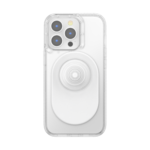 ホワイト オン クリア MagSafe ポップグリップ, PopSockets