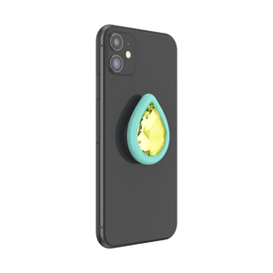 3D シトリン ドロップ スイーツジュエル ポップグリップ, PopSockets